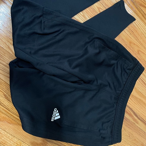 Adidas all black track pants - Picture 1 of 2
